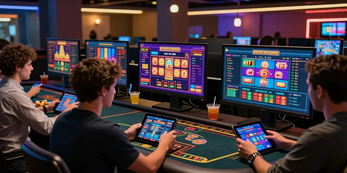 Engaging gambling scene showcasing players interacting with Rr8i platform, vibrant games, and strategic betting.