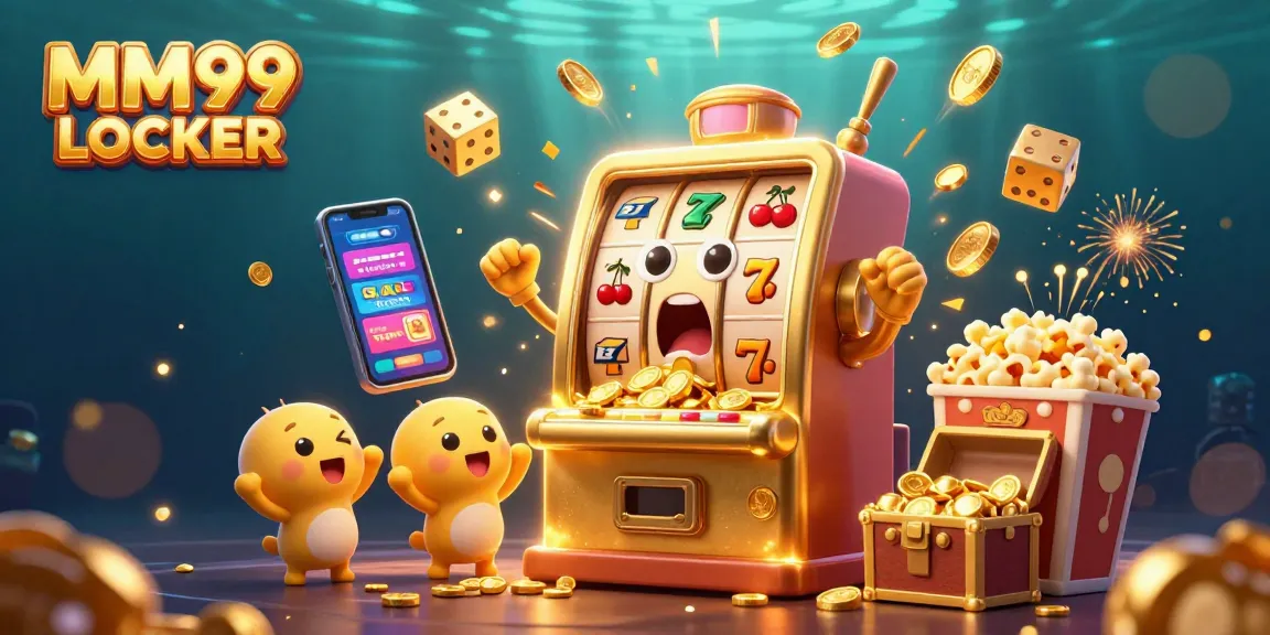 Engage in thrilling slots at MM99 LOCKER, featuring vibrant 3D illustrations of winning jackpots!